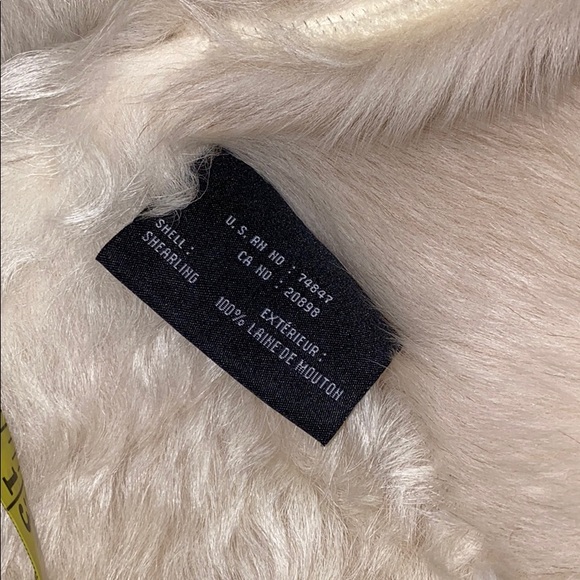 Beautiful leather/ shearling winter coat - Picture 13 of 15